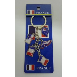 PORTE CLEFS MULTI DRAPEAUX