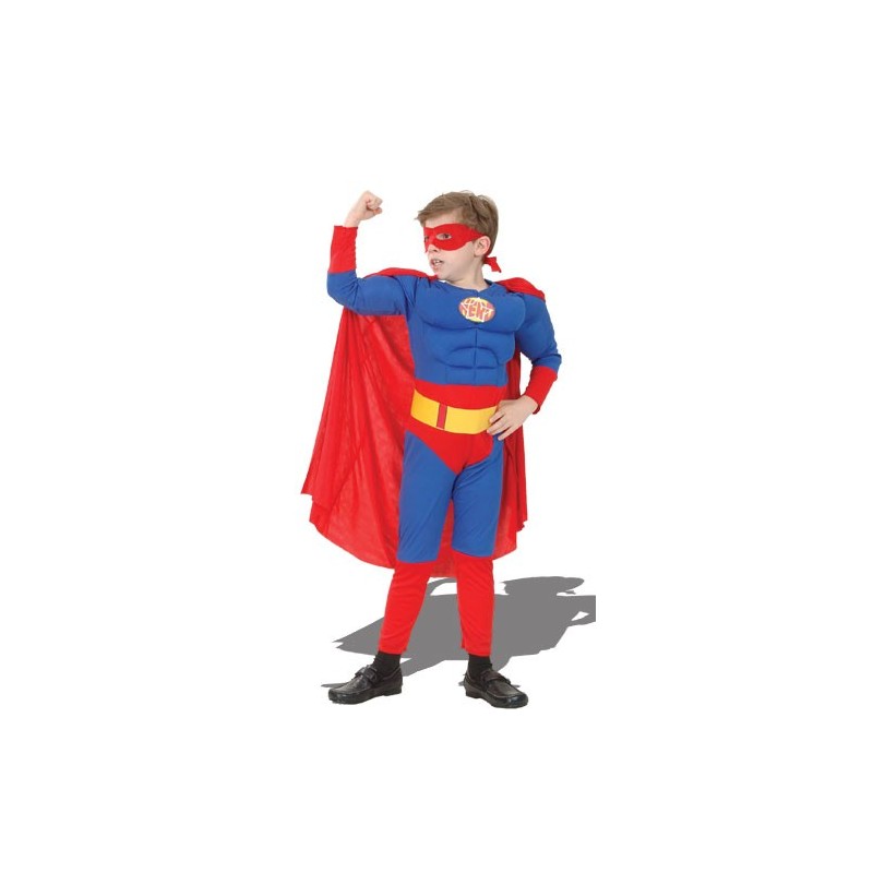 Rouge Enfants Cape Super Héros Cape Enfants Super Héros Costume Superman Cape 