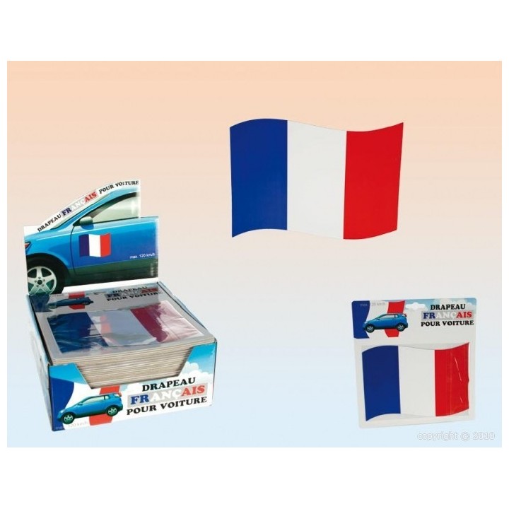 DRAPEAU AIMANT VOITURE FRANCE