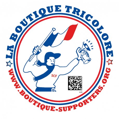 AUTOCOLLANT BOUTIQUE TRICOLORE