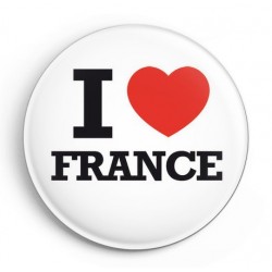 BADGE I LOVE FRANCE