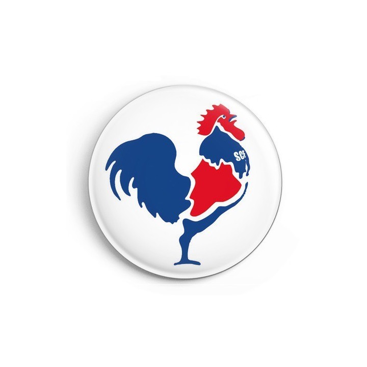BADGE COQ TRICOLORE