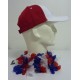 CASQUETTE BLANCHE 3D