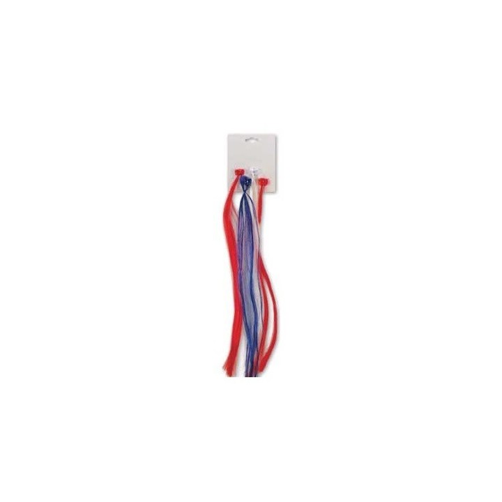 MECHE CHEVEUX BLEU BLANC ROUGE