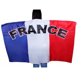 DRAPEAU PONCHO FRANCE 90 x 150