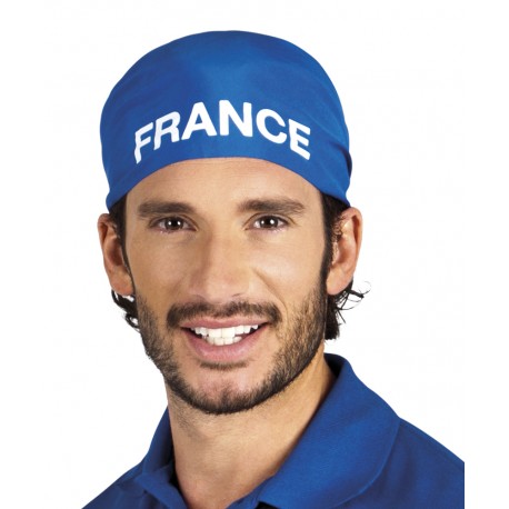 Bandana France 100% bleu