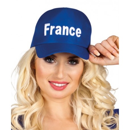 CASQUETTE FRANCE 100% BLEU