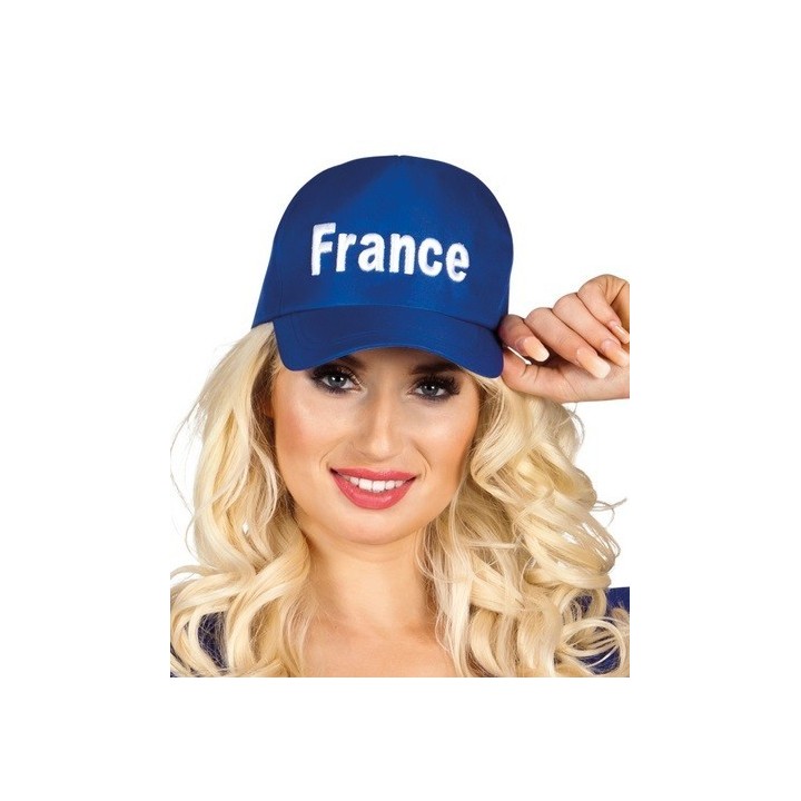 CASQUETTE FRANCE 100% BLEU