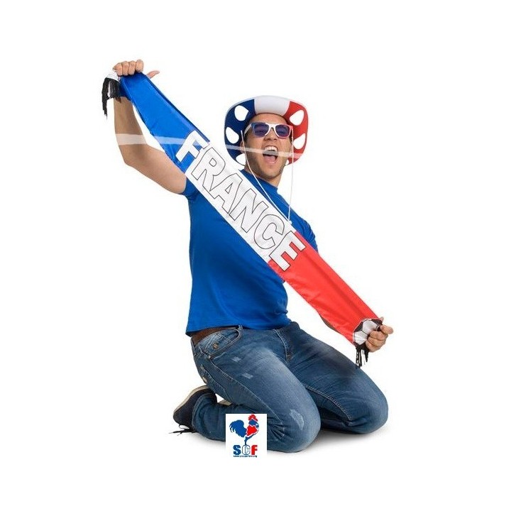 FOULARD ECHARPE TRICOLORE