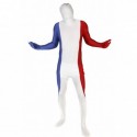 COSTUME SECONDE PEAU TRICOLORE