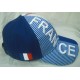 CASQUETTE TRICOLORE SCF COQ CIEL