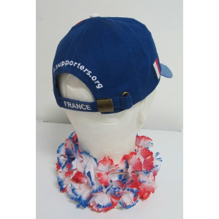 CASQUETTE TRICOLORE SCF COQ CIEL