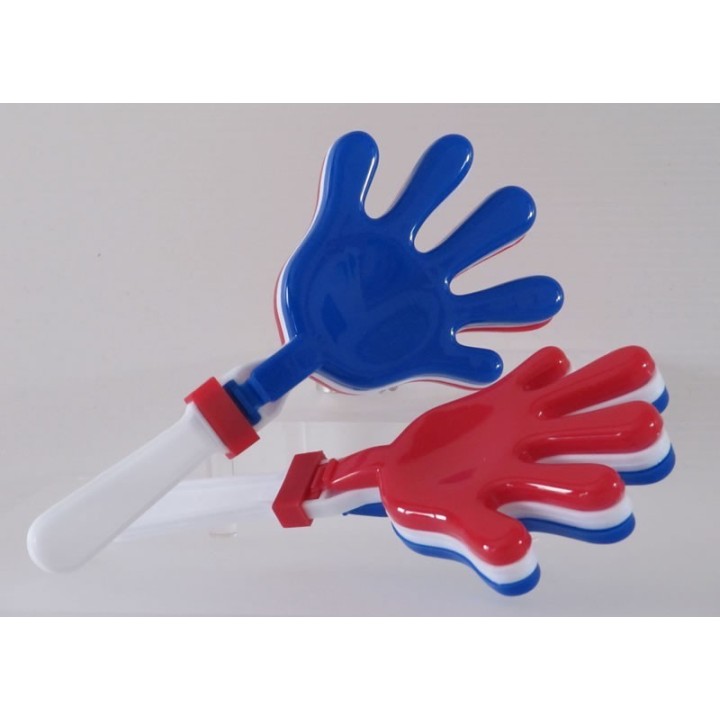 CLAQUETTE MAIN TRICOLORE