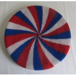 BERET FRANCAIS TRICOLORE