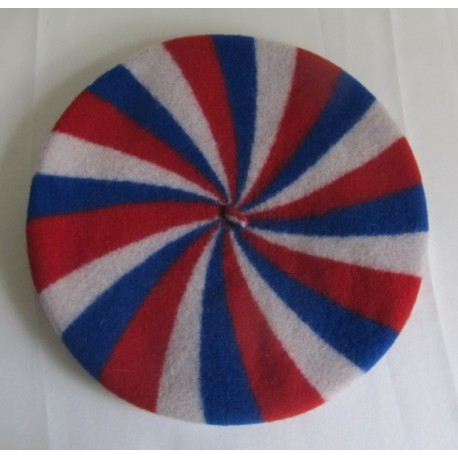 BERET FRANCAIS TRICOLORE