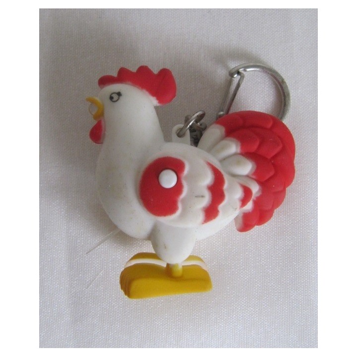 PORTE CLEFS COQ LED