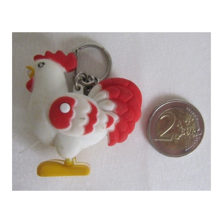 PORTE CLEFS COQ LED