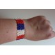 BRACELET TISSE PERLE TRICOLORE