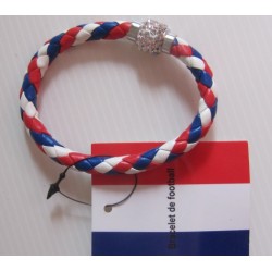 BRACELET CUIR TORSADE TRICOLORE