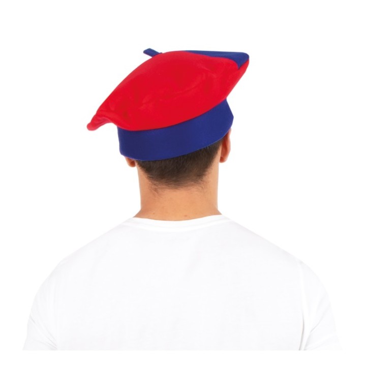 BERET GALETTE TRICOLORE