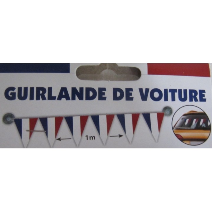 GUIRLANDE FANION VOITURE 1m
