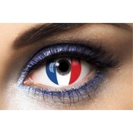 LENTILLES CONTACT DRAPEAU FRANCE