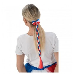 ATTACHES CHEVEUX BLEU BLANC ROUGE