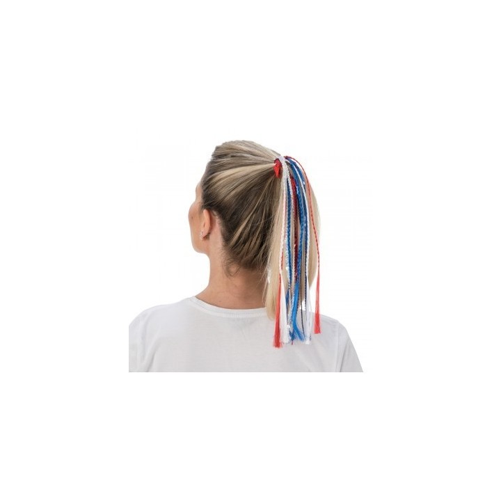MECHE CHEVEUX BLEU BLANC ROUGE