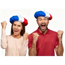 BERET TRICOLORE FEUTRINE