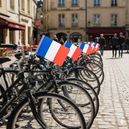 DRAPEAU FRANCE pour VELO