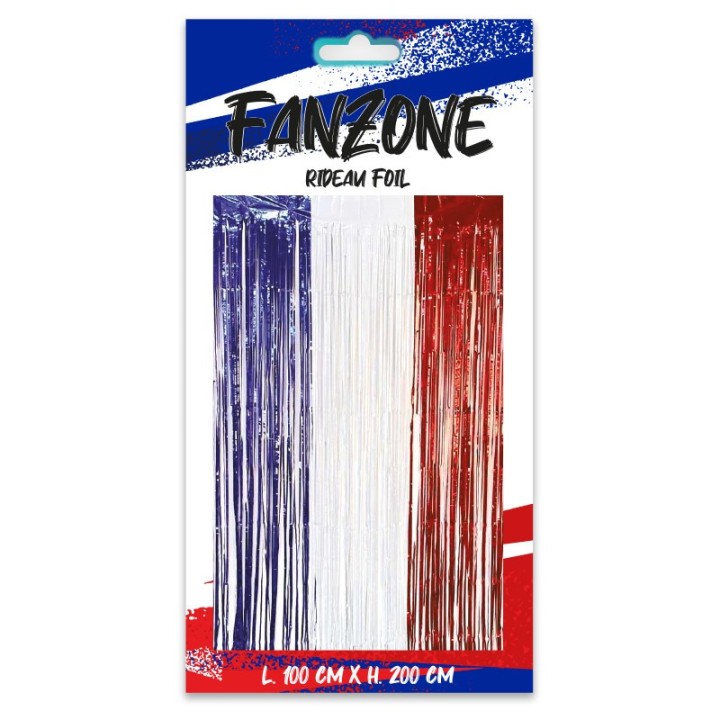 RIDEAU FOIL BLEU BLANC ROUGE