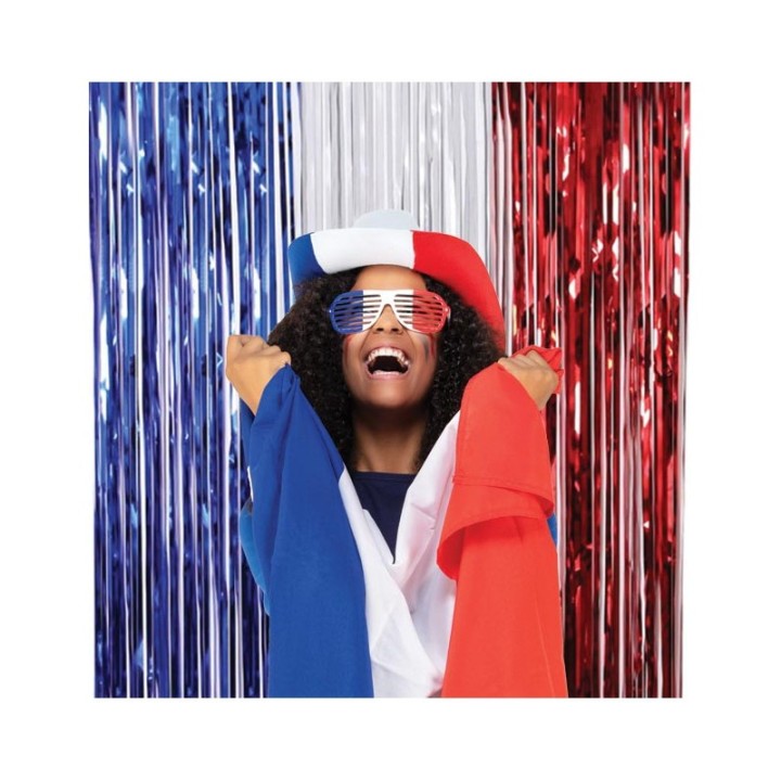 RIDEAU FOIL BLEU BLANC ROUGE