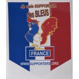 AUTOCOLLANT SUPPORTER DES BLEUS