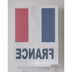 AUTOCOLLANT DRAPEAU FRANCE