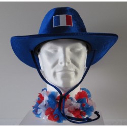 CHAPEAU COW BOY DRAPEAU