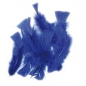 SACHET PLUMES BLEUES BLANCHES ROUGES