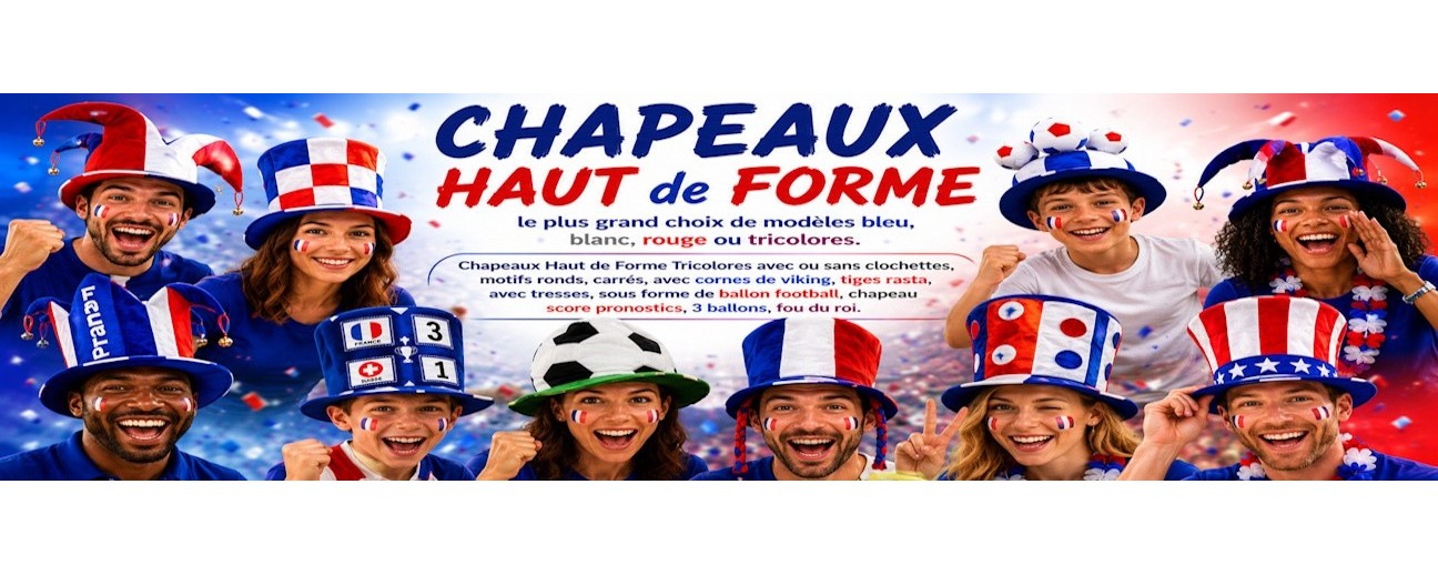 Chapeau grelot, fou du roi, tricolore, clochettes