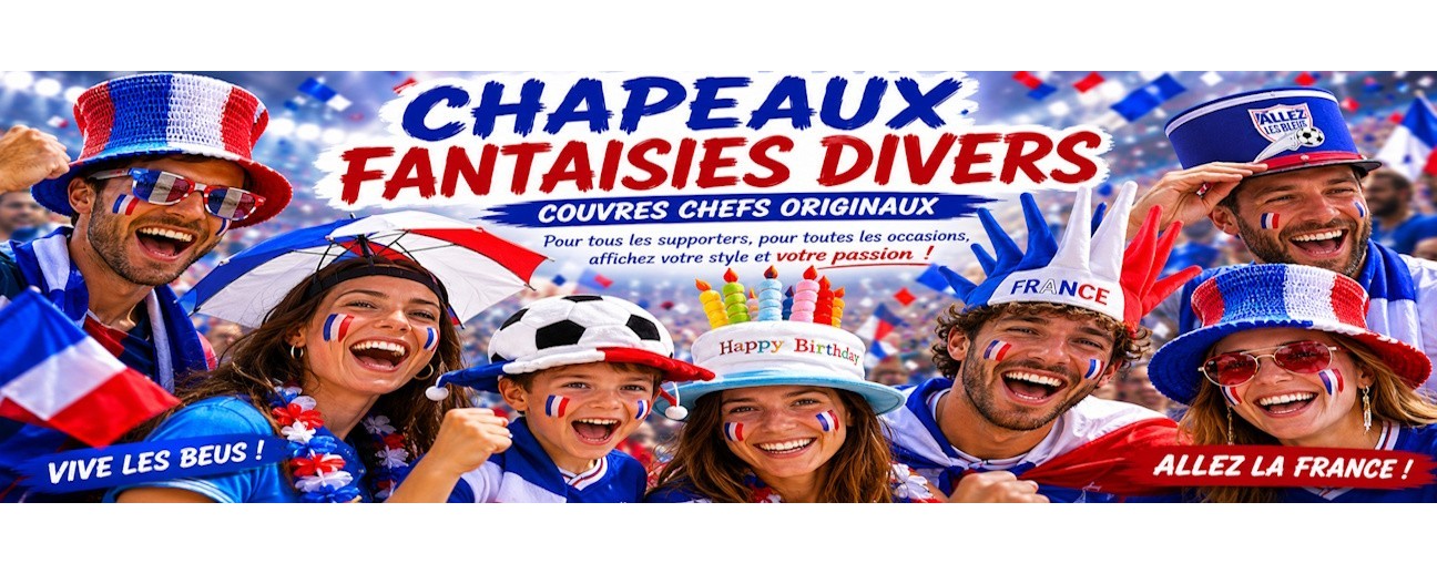 chapeaux divers supporter