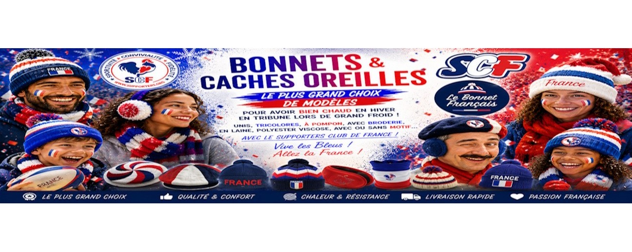 Bonnet tricolore supporter france