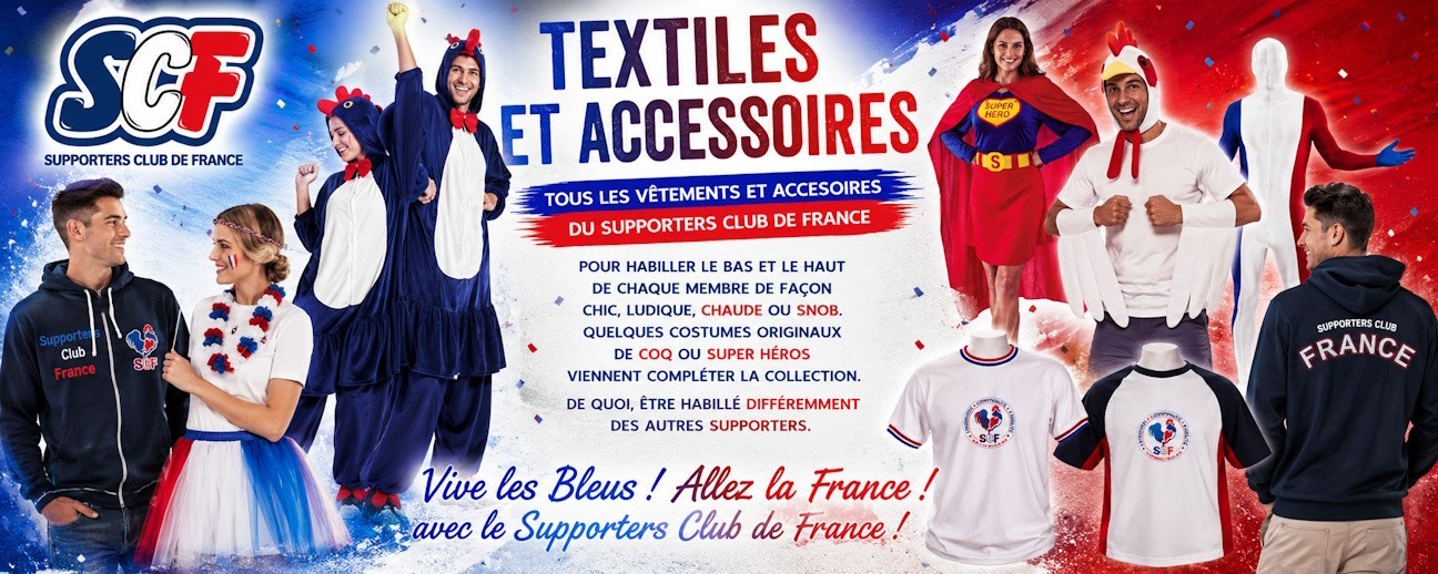 Textiles & accessoires supporter
